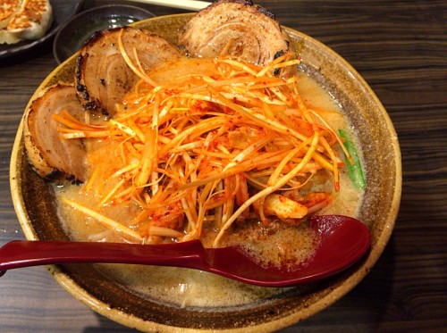九州麦味噌 味噌漬け炙りチャーシュー麺＋肉ネギ